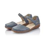 náhled Dámské modré mokasíny RIEKER M0969-13 BLAU F/S 9