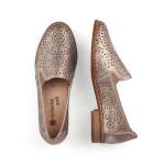 náhled Dámské bronzové mokasíny REMONTE R2802-90 BRONZE F/S 9