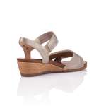 náhled Dámské bronzové sandály REMONTE R4450-90 BRONZE F/S 9