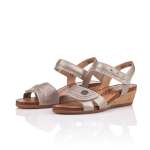 náhled Dámské bronzové sandály REMONTE R4450-90 BRONZE F/S 9