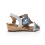 náhled Dámské nadměrné sandály REMONTE R4457-14 BLAU KOMBI F/S 9