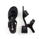 náhled Dámské černé sandály REMONTE R8757-01 SCHWARZ F/S 9