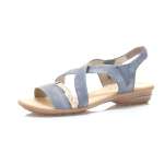 náhled Dámské nadměrné sandály RIEKER V3451-15 BLAU F/S 9