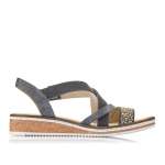 náhled Dámské sandály RIEKER RIE-1026136-S1 černá