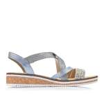 náhled Dámské sandály RIEKER RIE-1026137-S0 modrá