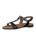 náhled Dámské sandály TAMARIS 1-1-28127-22 BLACK/PEWTER 094
