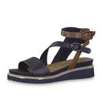 náhled Dámské sandály TAMARIS 1-1-28208-22 NAVY/COGNAC 804