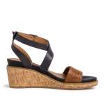 náhled Dámské sandály TAMARIS 1-1-28016-24 NAVY/NUT 834 S0