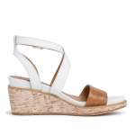 náhled Dámské sandály TAMARIS 1-1-28016-24 WHITE/NUT 137 S0