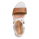 náhled Dámské sandály TAMARIS 1-1-28016-24 WHITE/NUT 137 S0