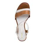 náhled Dámské sandály TAMARIS 1-1-28033-24 WHITE/COGNAC 144 S0