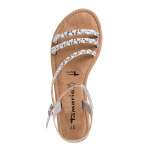 náhled Dámské sandály TAMARIS 1-1-28113-24 SILVER WOOVEN 930 S0