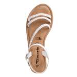 náhled Dámské sandály TAMARIS 1-1-28113-24 WHITE WOOVEN 114 S0