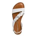 náhled Dámské sandály TAMARIS 1-1-28142-24 WHITE/SILVER 191 S0