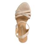náhled Dámské sandály TAMARIS 1-1-28221-24 TAUPE/CHAMP.M. 349 S0