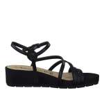 náhled Dámské sandály TAMARIS 1-1-28238-24 BLACK METALLIC 012 S0