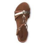 náhled Dámské sandály TAMARIS 1-1-28251-24 COGNAC/GOLD 394 S0