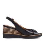 náhled Dámské sandály TAMARIS 1-1-28311-24 BLACK LEATHER 003 S0