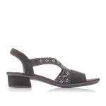 náhled Dámské sandály RIEKER V6216-00 SCHWARZ S0