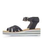 náhled Dámské sandály RIEKER V02C6-00 černá S1