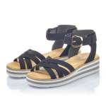 náhled Dámské sandály RIEKER V02C6-00 černá S1