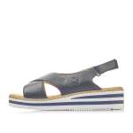 náhled Dámské sandály RIEKER V0271-14 modrá S1