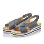 náhled Dámské sandály RIEKER V0271-14 modrá S1