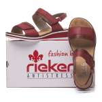 náhled Dámské sandály RIEKER RIE-1027250-S2 červená