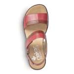 náhled Dámské sandály RIEKER RIE-1027250-S2 červená