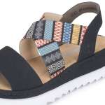 náhled Dámské sandály RIEKER V44G8-14 modrá S6