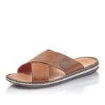 náhľad Pánske šľapky RIEKER 21075-25 BRAUN S0