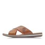 náhľad Pánske šľapky RIEKER 21075-25 BRAUN S0