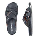 náhľad Pánske šľapky RIEKER 21599-14 modrá S6