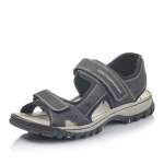 náhled Pánské sandály RIEKER 25084-00 SCHWARZ S0