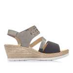 náhled Dámské sandály RIEKER RIE-1027344-S1 černá