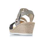 náhled Dámské sandály RIEKER RIE-1027344-S1 černá