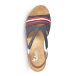 náhled Dámské sandály RIEKER RIE-1027346-S2 modrá