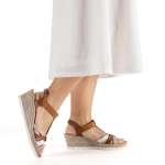 náhled Dámské sandály RIEKER 61995-81 hnědá S6