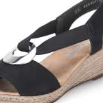 náhled Dámské sandály RIEKER 624H6-00 černá S6