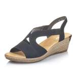 náhled Dámské sandály RIEKER RIE-1027356-S1 černá