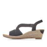 náhled Dámské sandály RIEKER RIE-1027356-S1 černá
