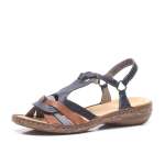 náhled Dámské sandály RIEKER RIE-1027367-S1 modrá