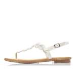 náhľad Dámske sandále RIEKER 64291-80 WEISS S0