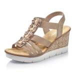 náhled Dámské sandály RIEKER RIE-1027385-S0 béžová