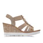 náhled Dámské sandály RIEKER 65596-64 BEIGE S0