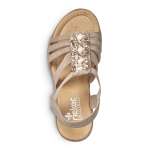 náhled Dámské sandály RIEKER 65596-64 BEIGE S0