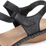 náhled Dámské sandály RIEKER 659C7-00 černá S6