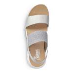 náhľad Dámske sandále RIEKER 68472-80 WEISS S0