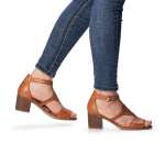 náhled Dámské hnědé sandály REMONTE D2154-24 BRAUN S0