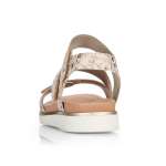 náhled Dámské sandály REMONTE D4057-60 BEIGE KOMBI S0